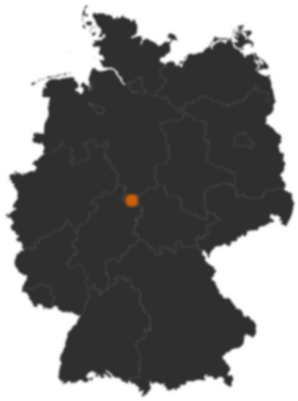 Deutschlandkarte: Wo ist Witzenhausen