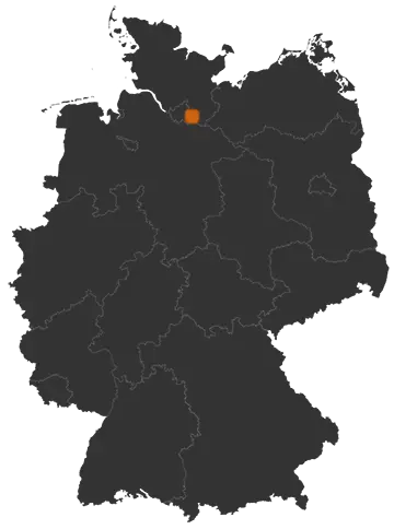 Wohltorf auf der Kreiskarte