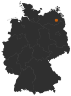 Deutschlandkarte: Wo ist Zirzow