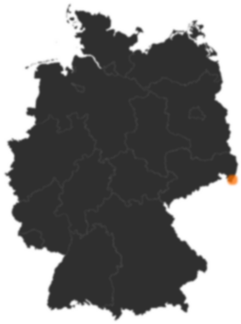 Deutschlandkarte: Wo ist Zittau
