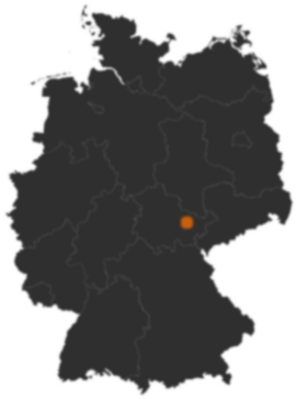 Deutschlandkarte: Wo ist Zöllnitz