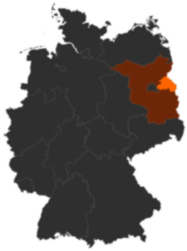 Landkreis Märkisch-Oderland auf der Deutschlandkarte