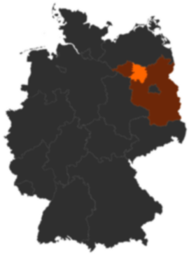 Landkreis Ostprignitz-Ruppin auf der Deutschlandkarte