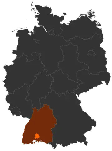Landkreis Tuttlingen auf der Deutschland-Karte
