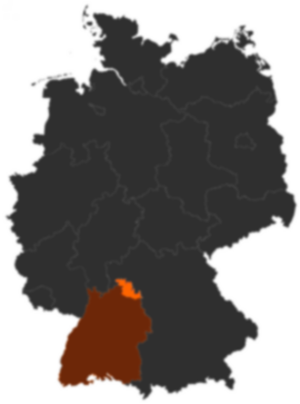 Main-Tauber-Kreis auf der Deutschlandkarte