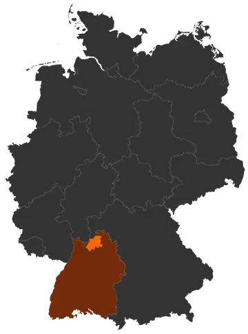 Neckar-Odenwald-Kreis auf der Deutschland-Karte