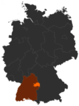 Ostalbkreis auf der Deutschlandkarte