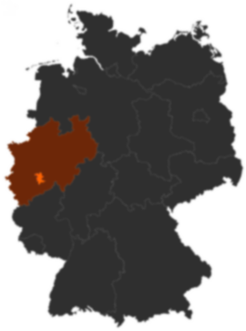Rheinisch-Bergischer Kreis auf der Deutschlandkarte
