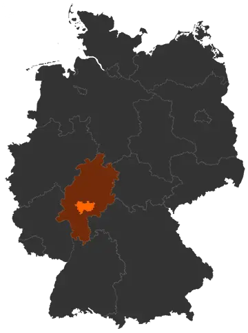 Wetteraukreis auf der Deutschland-Karte