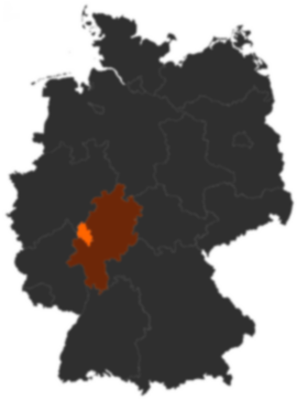 Lahn-Dill-Kreis auf der Deutschlandkarte