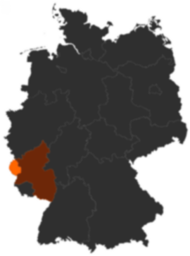 Eifelkreis Bitburg-Prüm auf der Deutschlandkarte