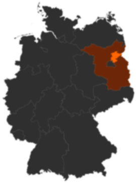 Landkreis Barnim auf der Deutschlandkarte