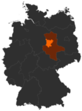 Landkreis Börde auf der Deutschlandkarte