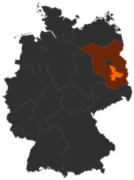 Landkreis Dahme-Spreewald auf der Deutschlandkarte