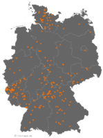 Liste mit Orten, die auf ...feld enden