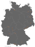 Liste mit Orten, die mit Grün... beginnen