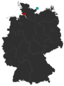 Deutschlandkarte: Wo liegt ?