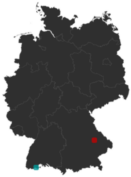 Deutschlandkarte: Wo liegt ?