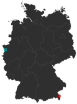 Deutschlandkarte: Wo liegt ?