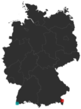 Deutschlandkarte: Wo liegt ?