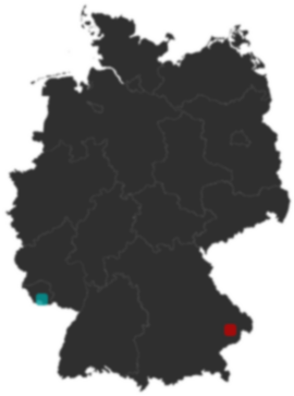 Deutschlandkarte: Wo liegt ?