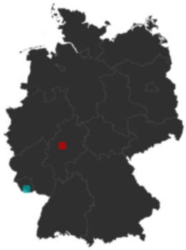 Deutschlandkarte: Wo liegt ?