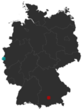 Deutschlandkarte: Wo liegt ?