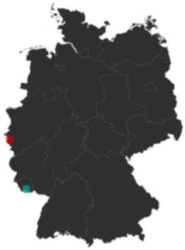 Deutschlandkarte: Wo liegt ?
