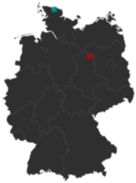 Deutschlandkarte: Wo liegt ?