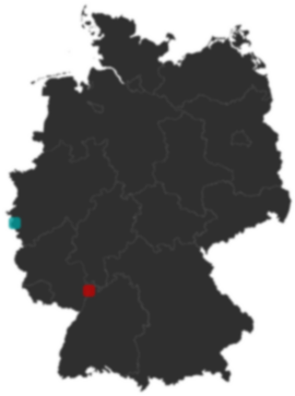 Deutschlandkarte: Wo liegt ?