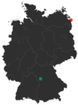 Deutschlandkarte: Wo liegt ?