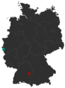 Deutschlandkarte: Wo liegt ?