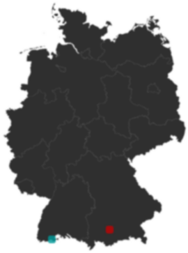 Deutschlandkarte: Wo liegt ?