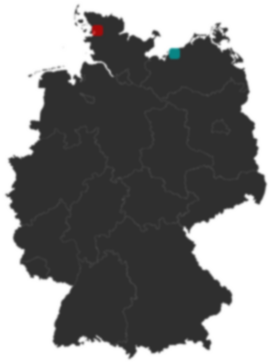 Deutschlandkarte: Wo liegt ?