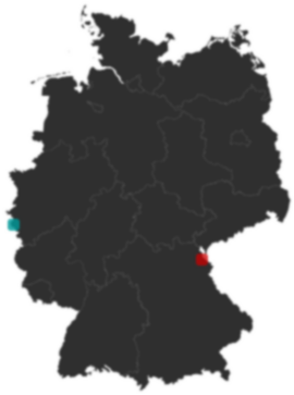 Deutschlandkarte: Wo liegt ?