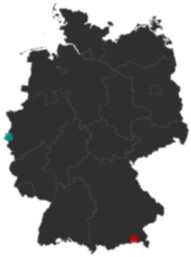 Deutschlandkarte: Wo liegt ?