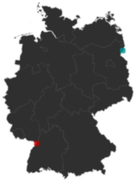 Deutschlandkarte: Wo liegt ?