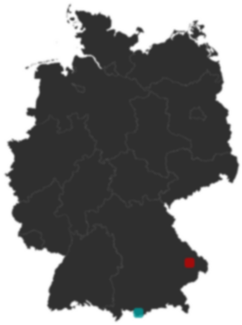 Deutschlandkarte: Wo liegt ?