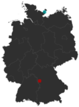 Deutschlandkarte: Wo liegt ?