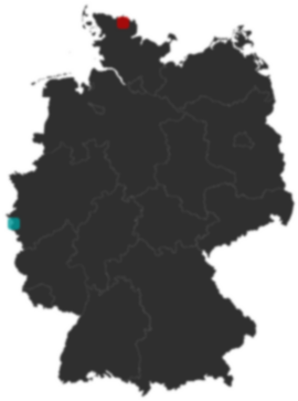 Deutschlandkarte: Wo liegt ?