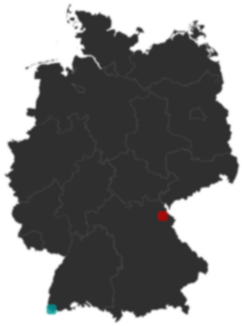 Deutschlandkarte: Wo liegt ?