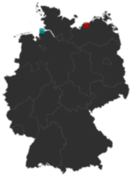 Deutschlandkarte: Wo liegt ?