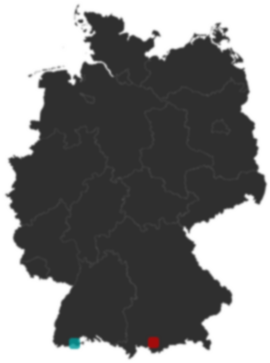 Deutschlandkarte: Wo liegt ?