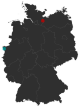 Deutschlandkarte: Wo liegt ?
