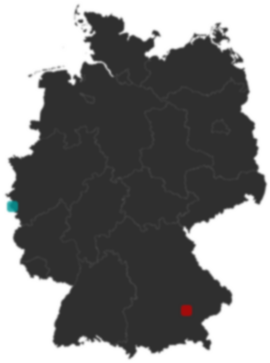 Deutschlandkarte: Wo liegt ?