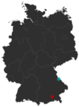 Deutschlandkarte: Wo liegt ?