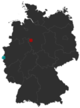 Deutschlandkarte: Wo liegt ?