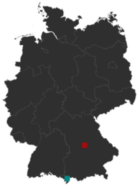 Deutschlandkarte: Wo liegt ?