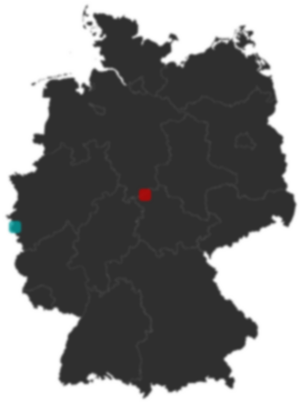 Deutschlandkarte: Wo liegt ?