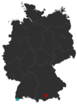 Deutschlandkarte: Wo liegt ?